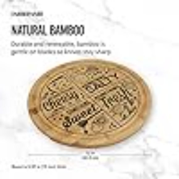 Farberware Charcuterie Cutting Board, 12 Inch, Bamboo - Picture 2 of 2